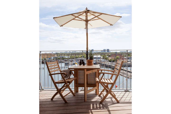 HSGOODS | Cecilie balcony parasol Ø180 cm incl bracket