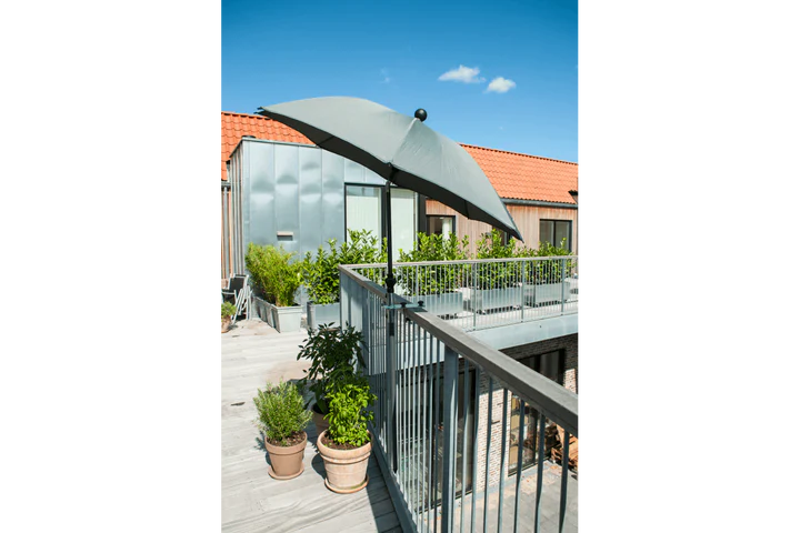 HSGOODS - Ellen balcony parasol with tilt Ø130 cm
