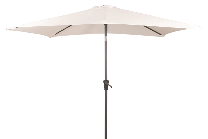 HSGOODS | Frida rectangular parasol with hoist and tilt 140 x 220 cm