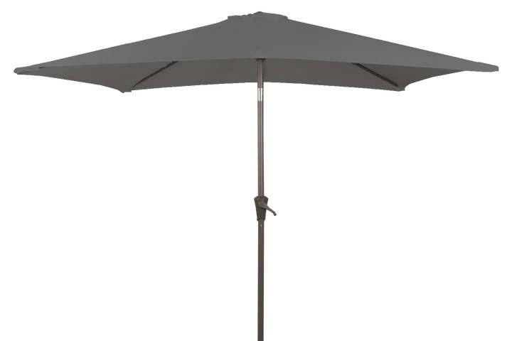 HSGOODS | Frida rectangular parasol with hoist and tilt 140 x 220 cm