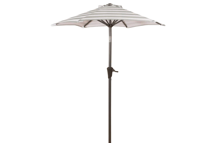HSGOODS | Frida stripe parasol with hoist and tilt