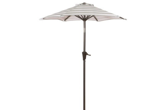 HSGOODS | Frida stripe parasol with hoist and tilt